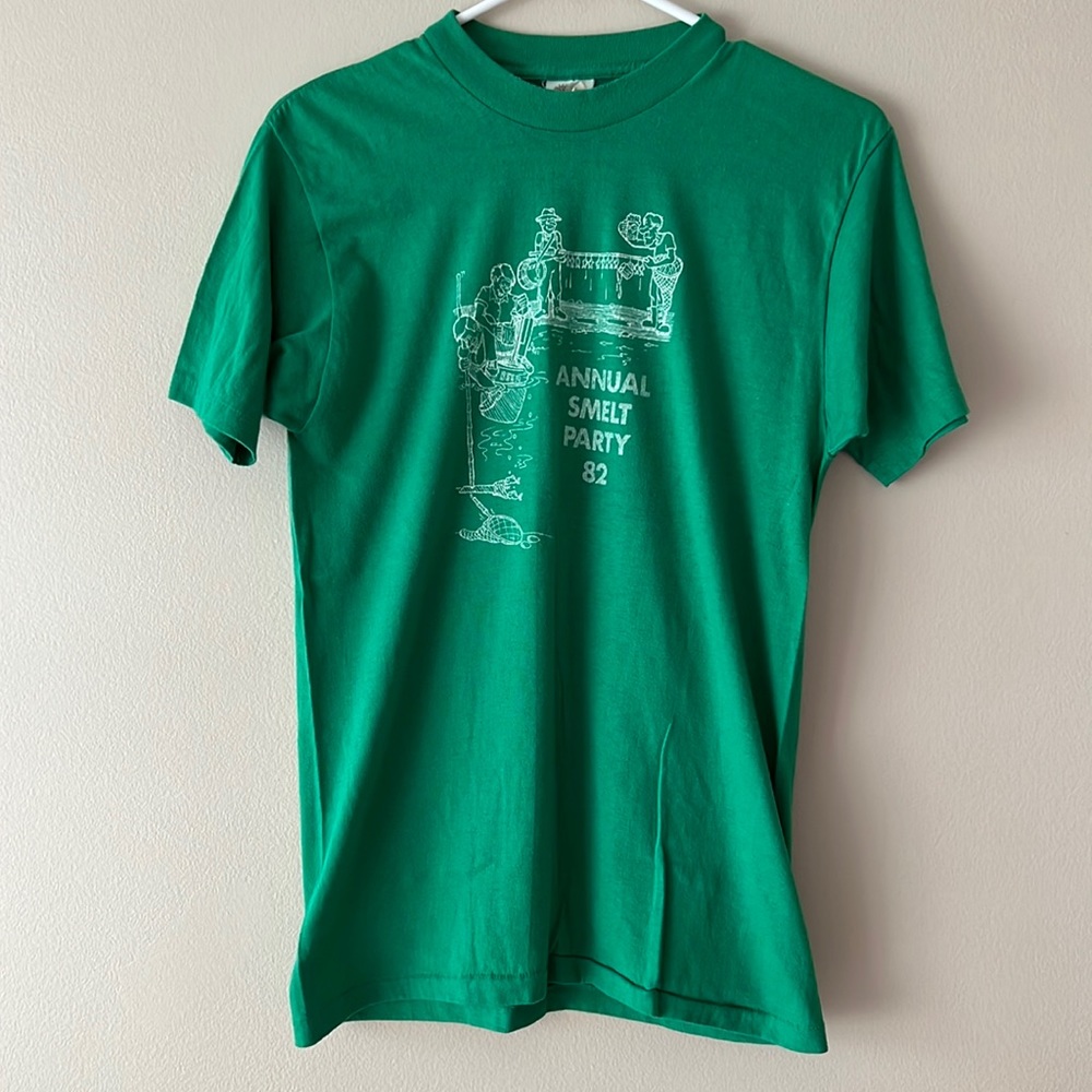 Vintage 1982 Annual Smelt Party Tee